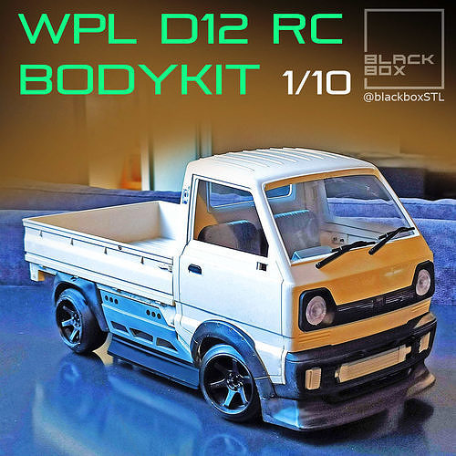 WPL D12 RC BODYKIT B004 by BLACKBOX 1-10th 3D print model