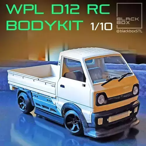 WPL D12 RC BODYKIT B004 by BLACKBOX 1-10th