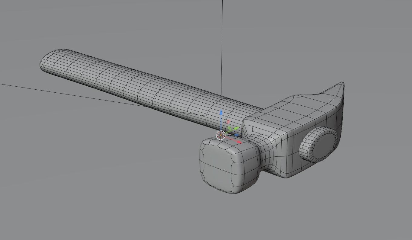 Hammer 3D model_1