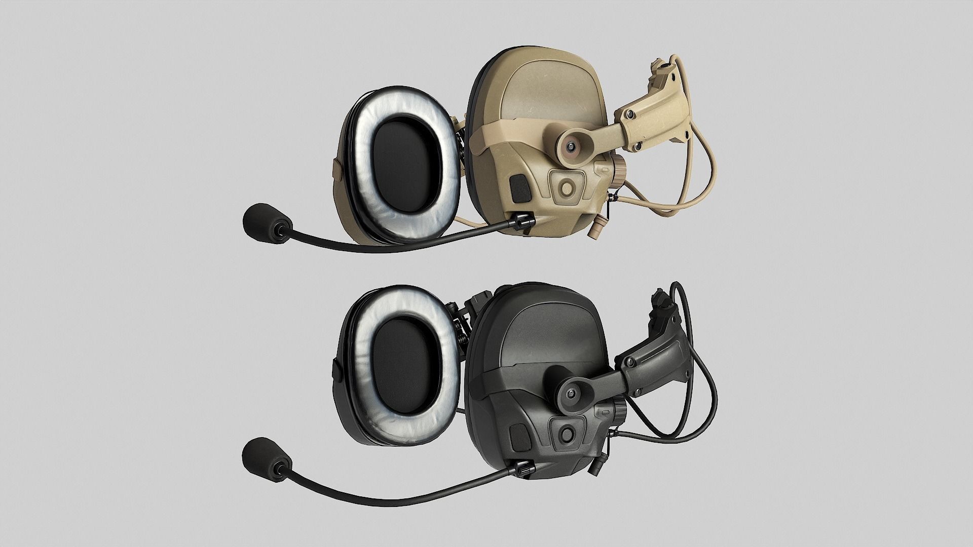 OPS Core AMP Headset Low-poly 3D model_2