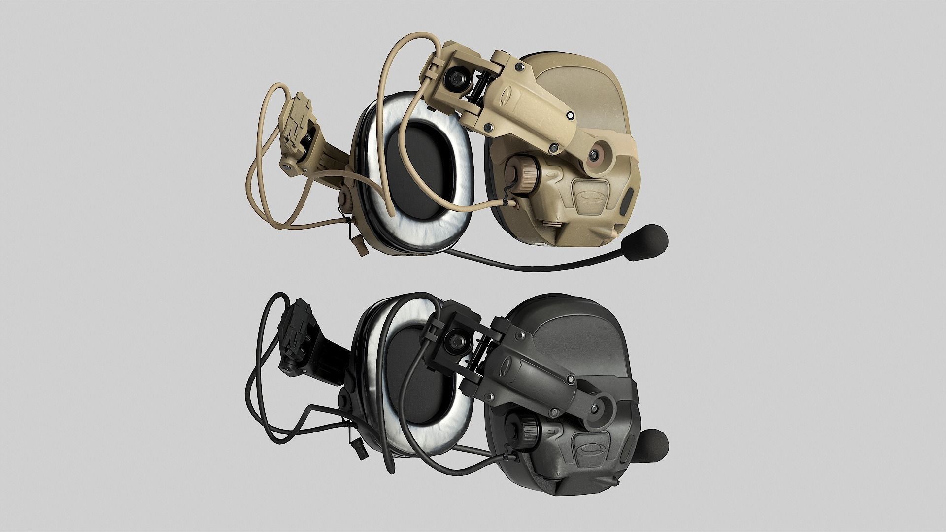 OPS Core AMP Headset Low-poly 3D model_3