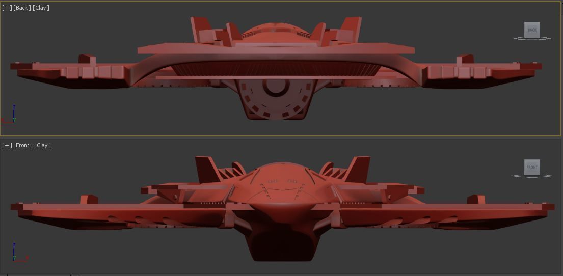 Talon fighter 3D print model_1
