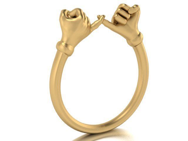 hand ring 3D print model_10