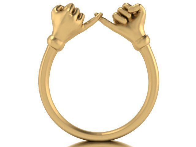 hand ring 3D print model_8