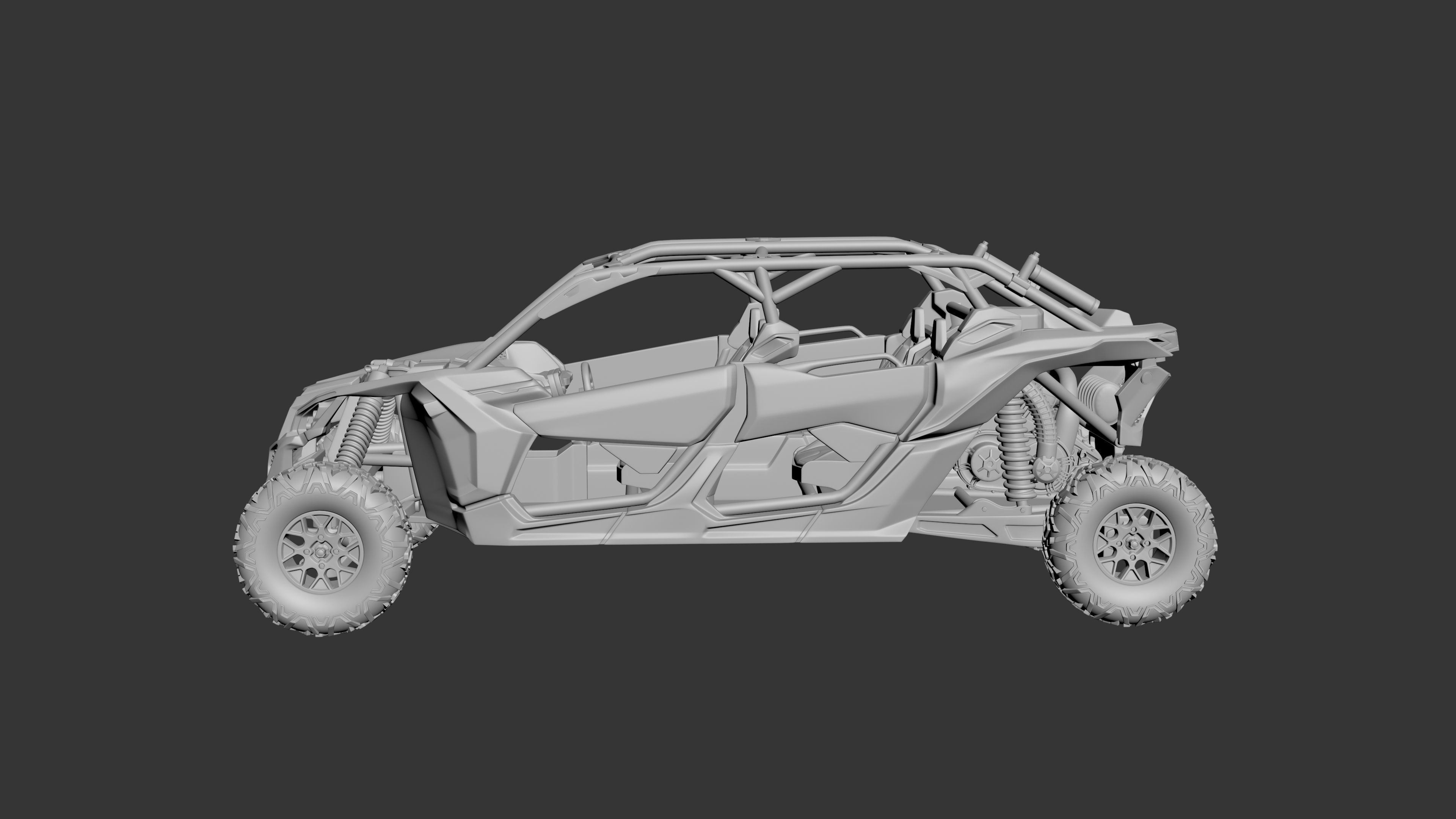 Can Am Maverick X3 Max X 3D print model_4