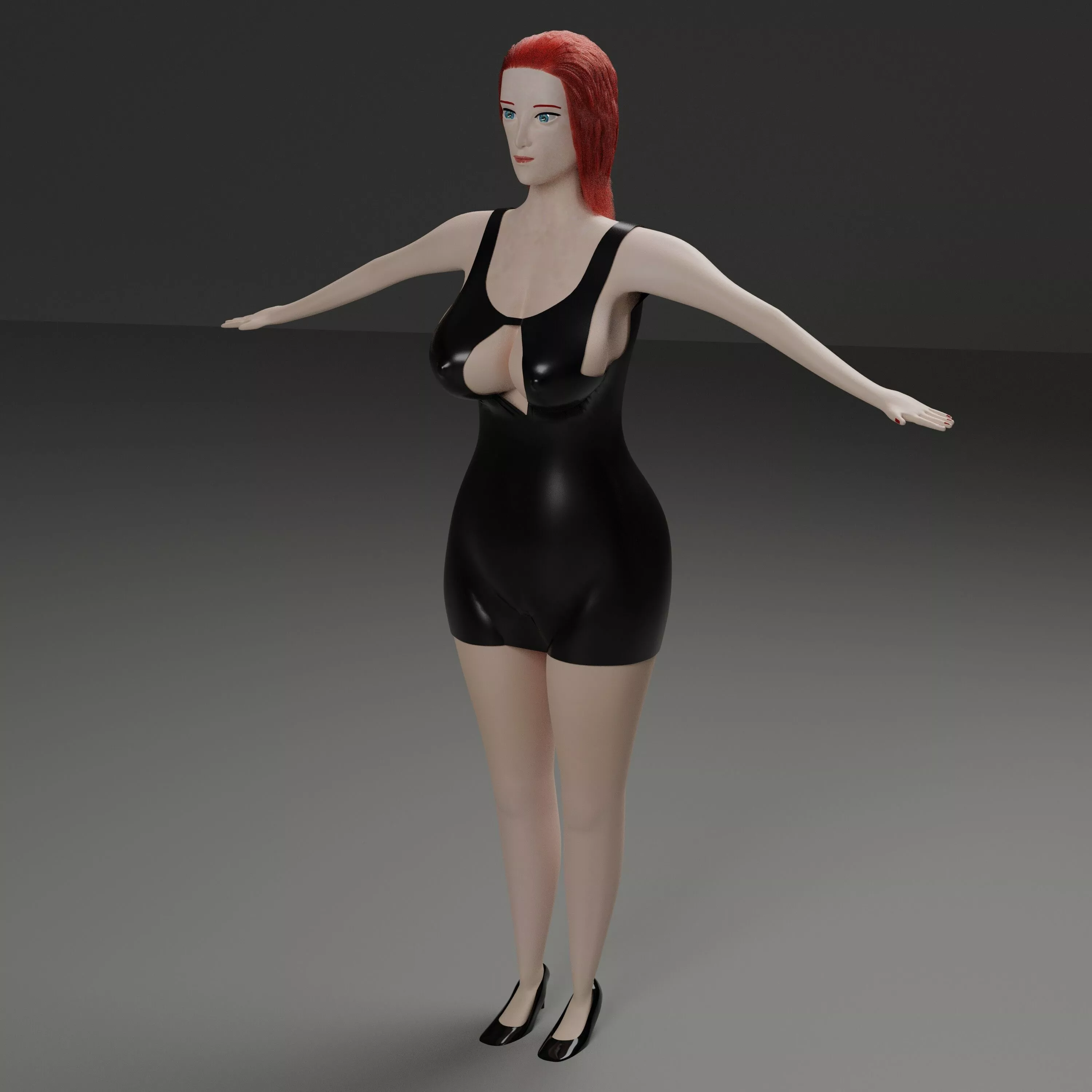 woman in bathing suit 3D model