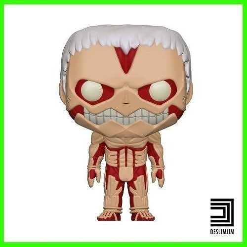 ARMORED TITAN ATTACK ON TITAN AOT FUNKO POP 3D print model