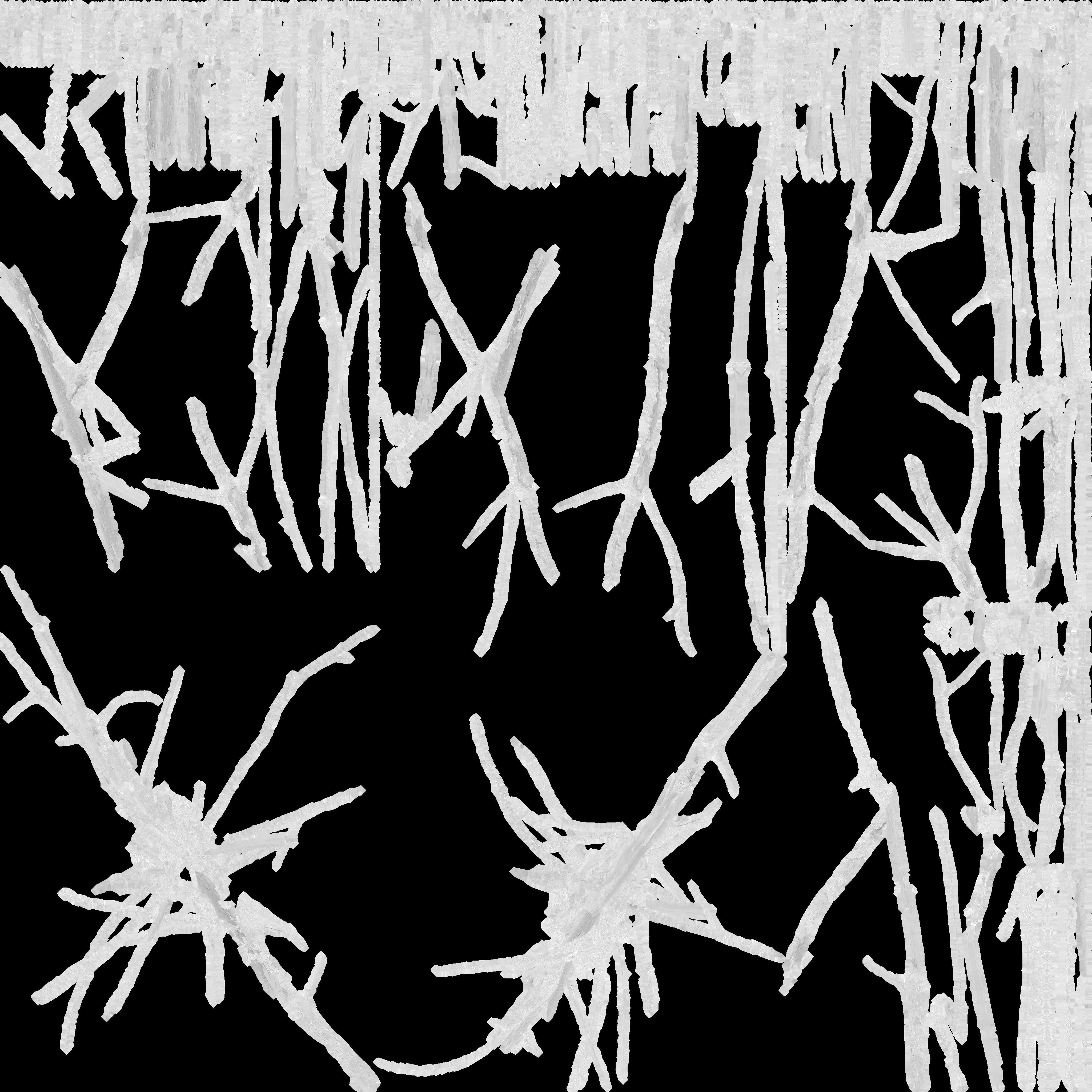 PBR bark ball scatter sticks heap Low-poly 3D model_14