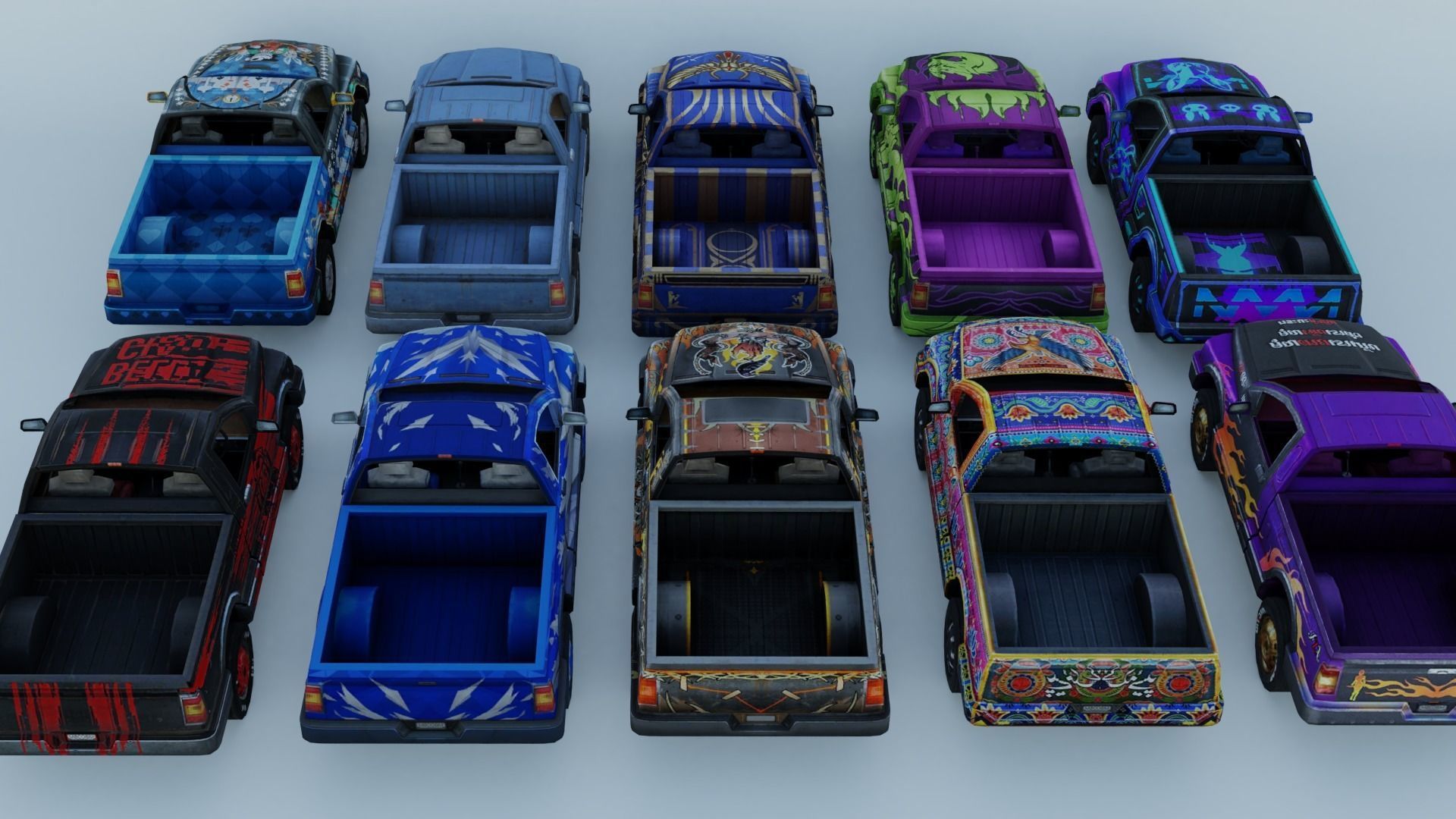 Vehicle car SUV 20x 3D model_2