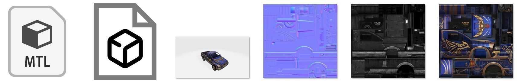 Vehicle car SUV 20x 3D model_32