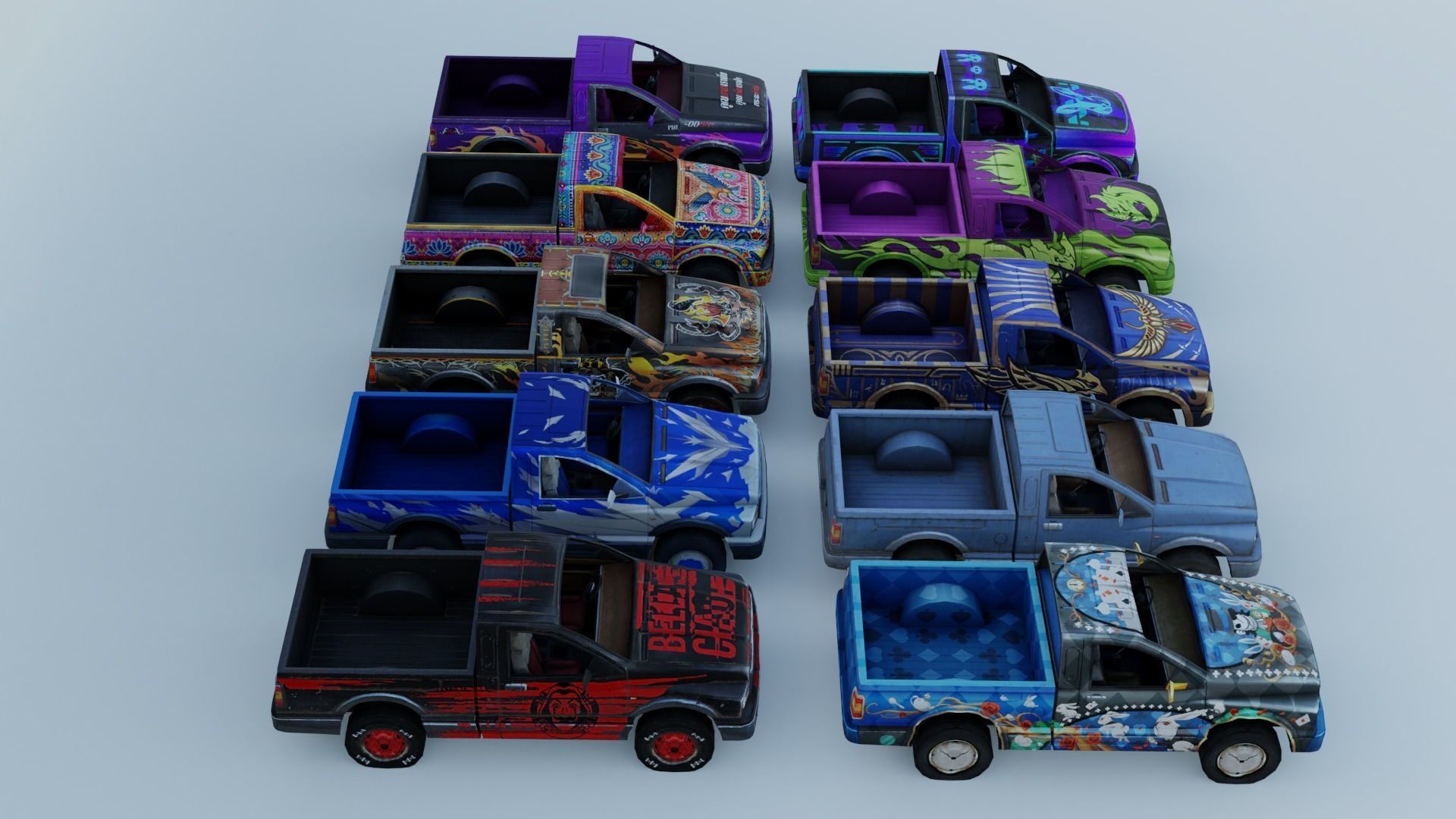 Vehicle car SUV 20x 3D model_5