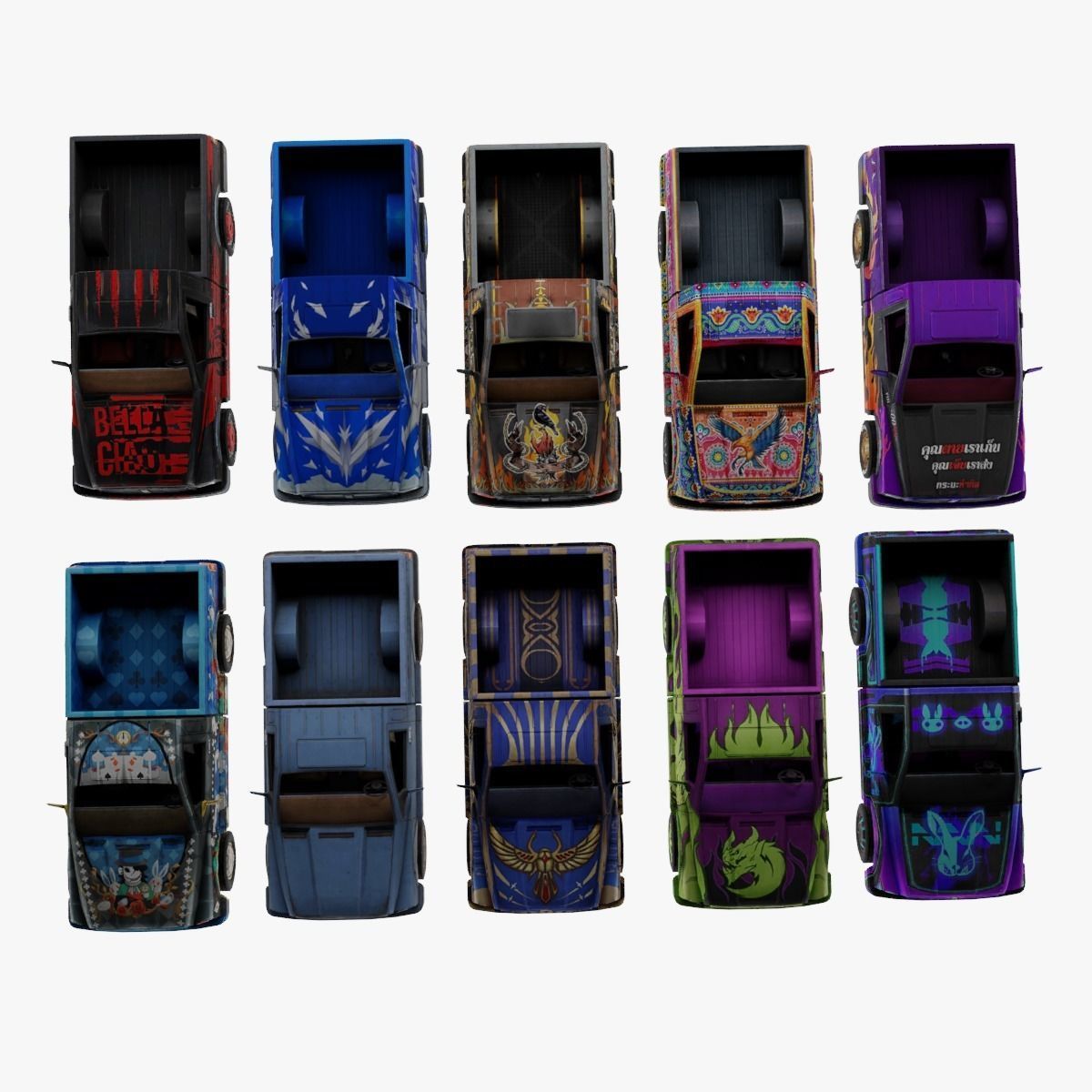 Vehicle car SUV 20x 3D model_1