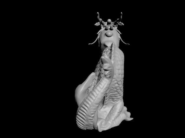 chinese dragon - long 3D print model_18