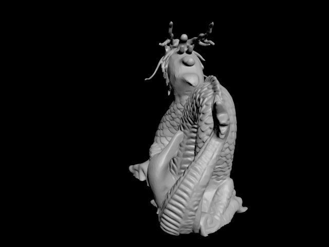 chinese dragon - long 3D print model_38