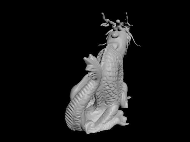 chinese dragon - long 3D print model_21