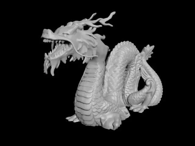 chinese dragon - long 3D print model_0
