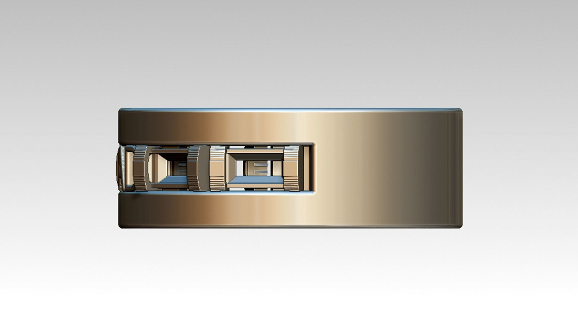 Dad ring  3D print model_3