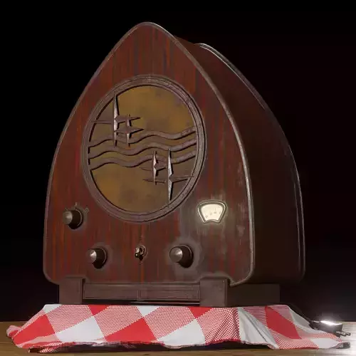 Philips art deco radio