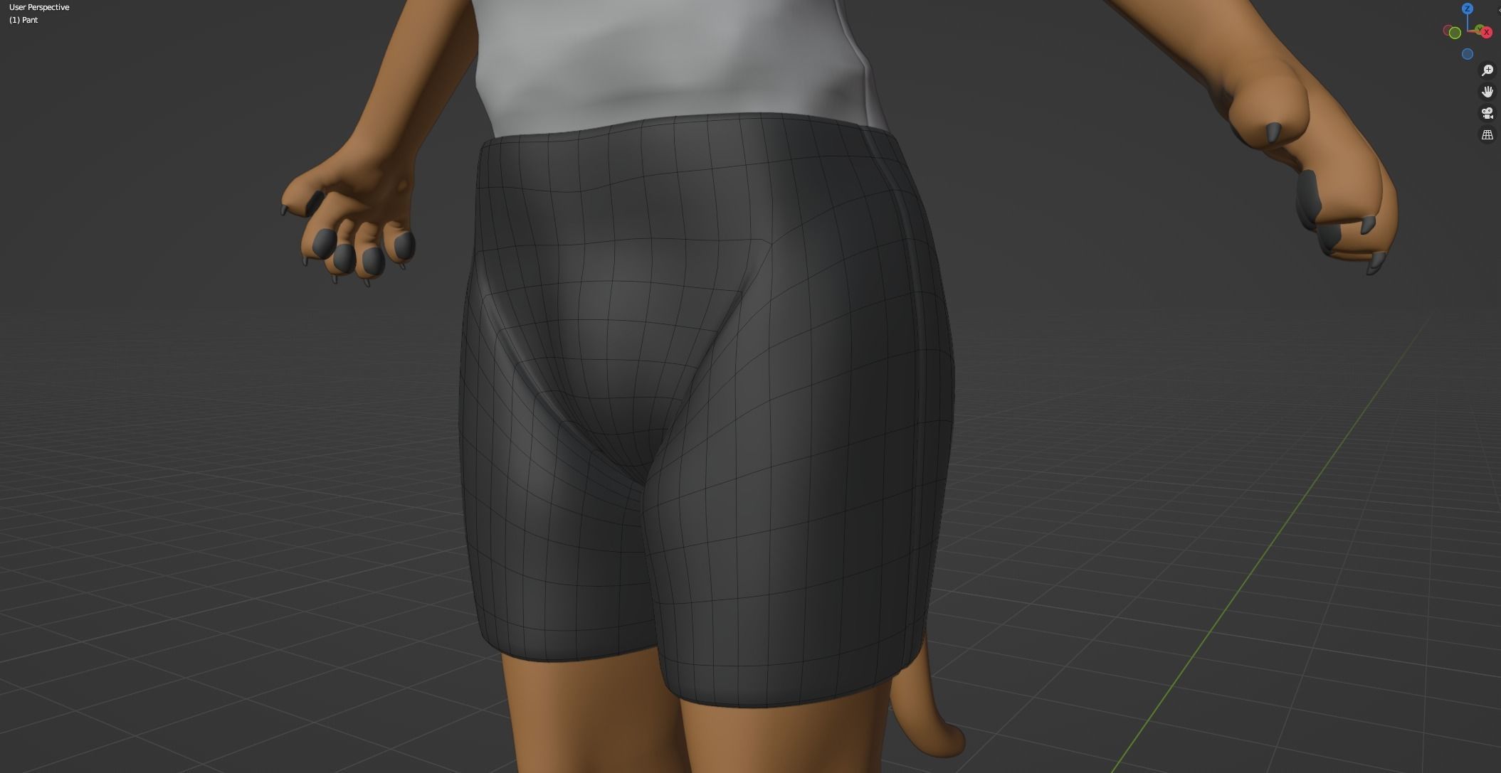 Deimos Anthro Tiger 3D model_68