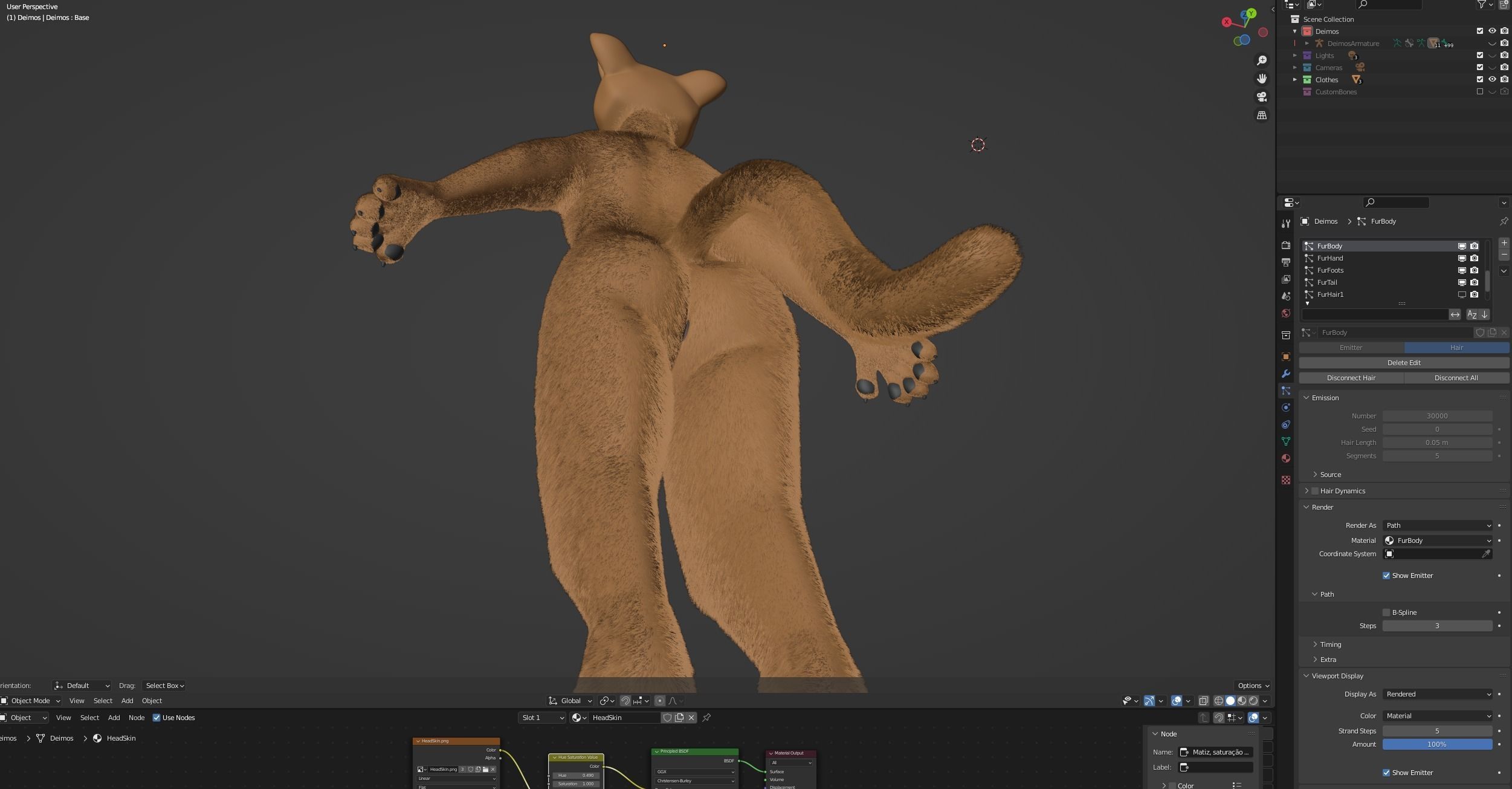 Deimos Anthro Tiger 3D model_87