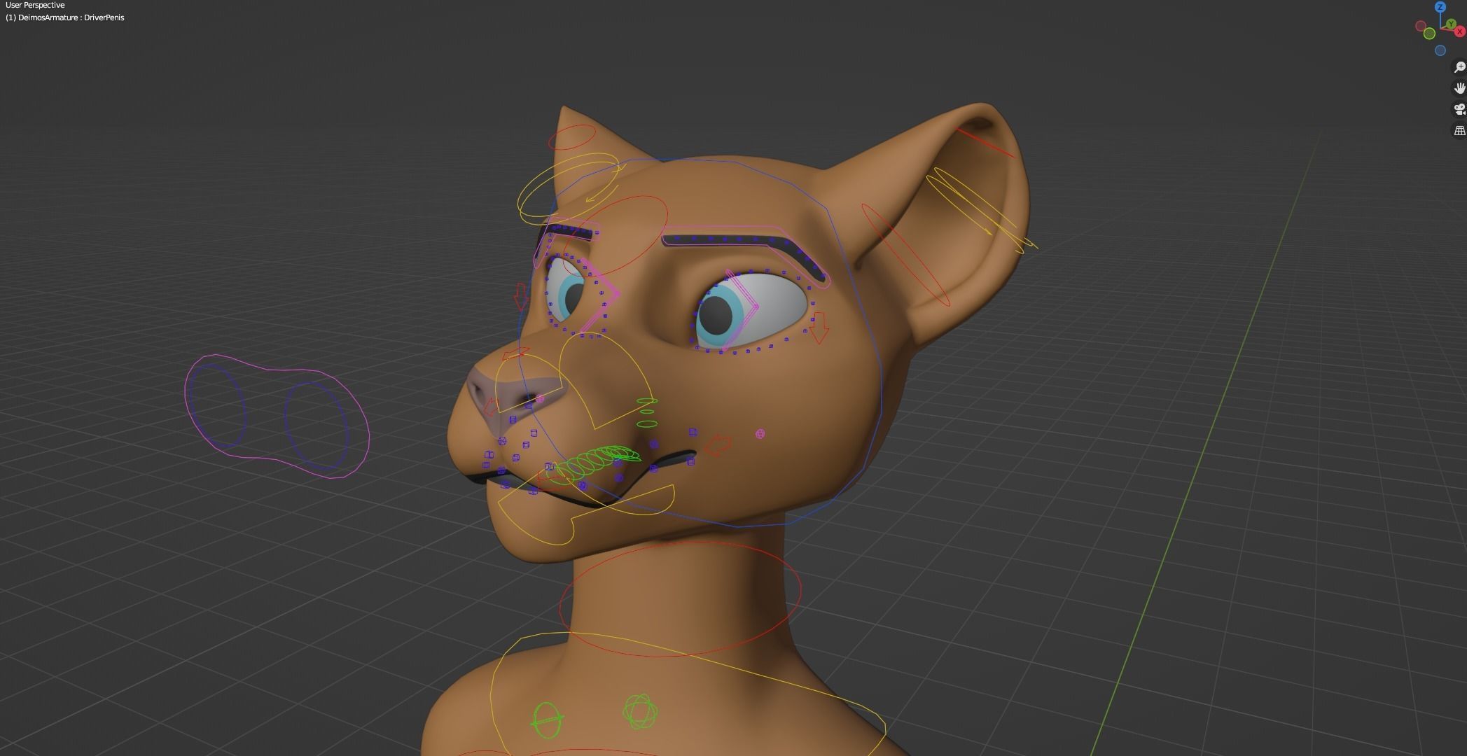 Deimos Anthro Tiger 3D model_44