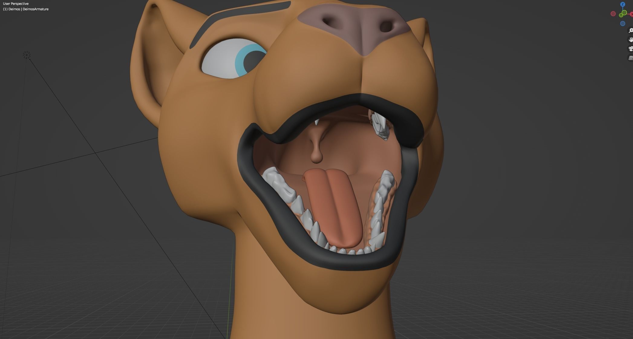 Deimos Anthro Tiger 3D model_81