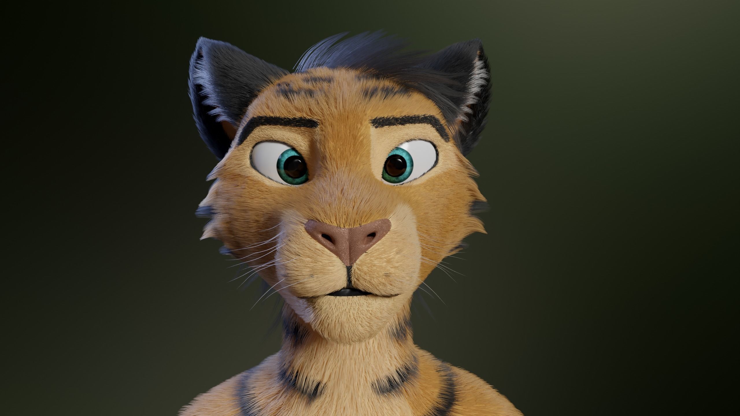 Deimos Anthro Tiger 3D model_3