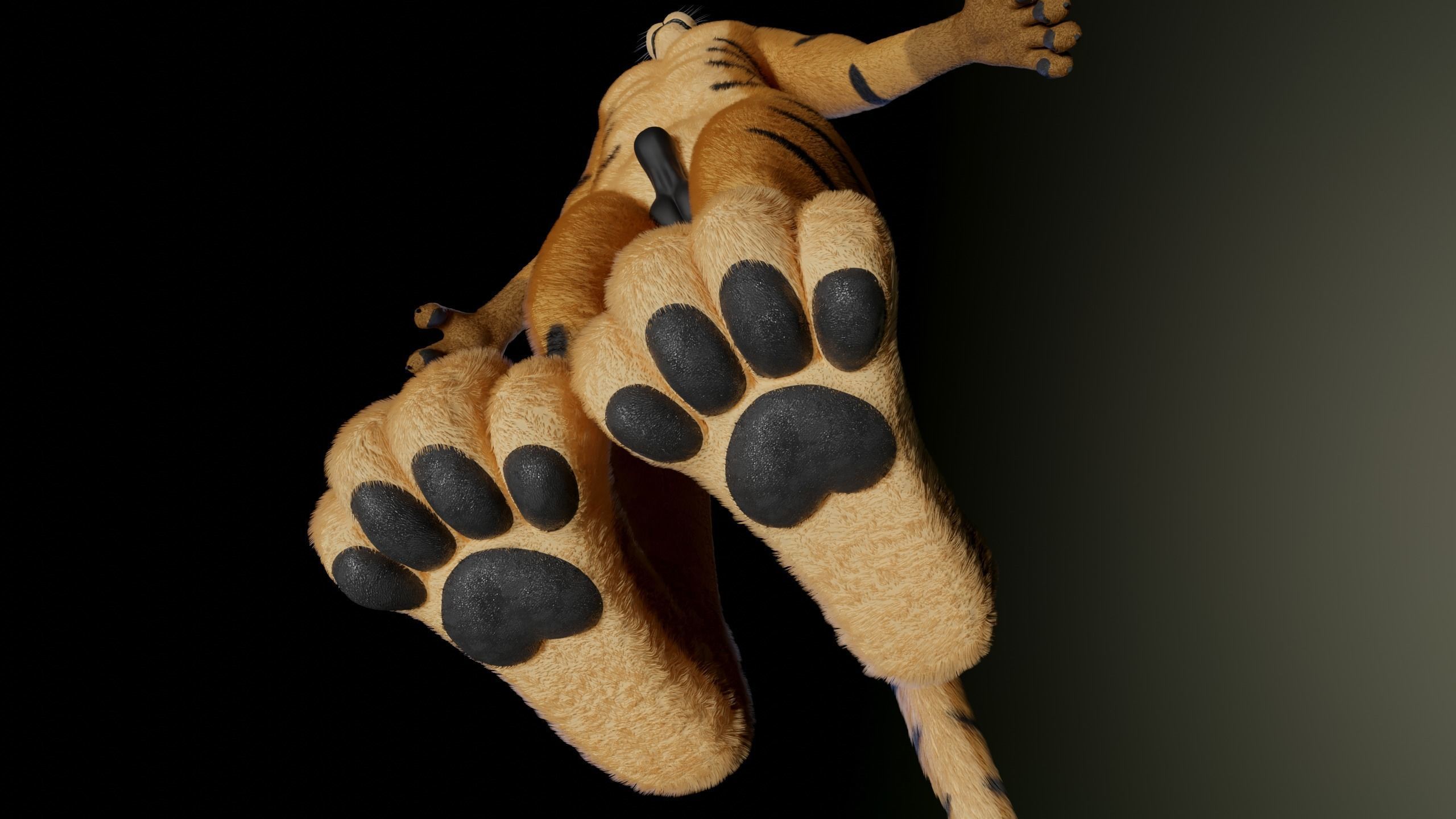 Deimos Anthro Tiger 3D model_13