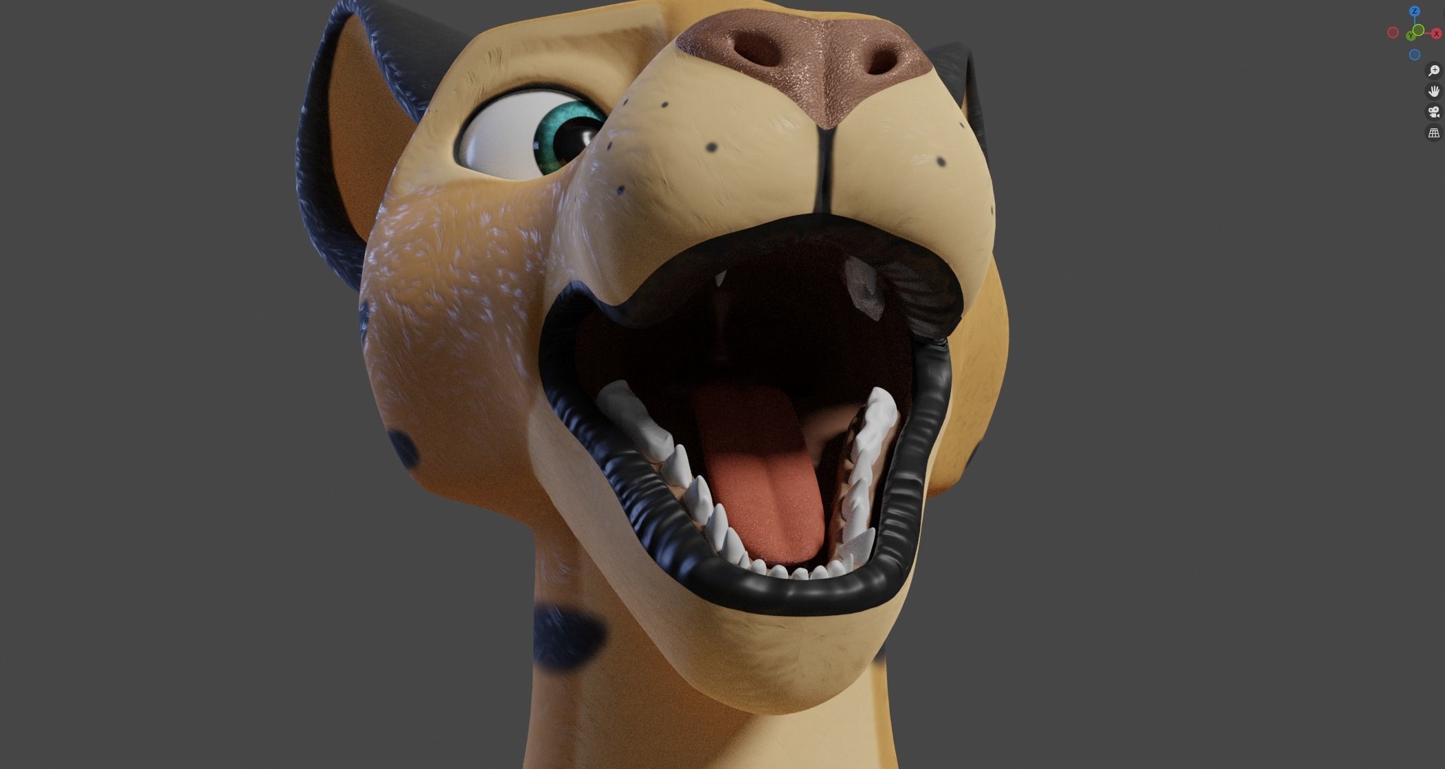 Deimos Anthro Tiger 3D model_83