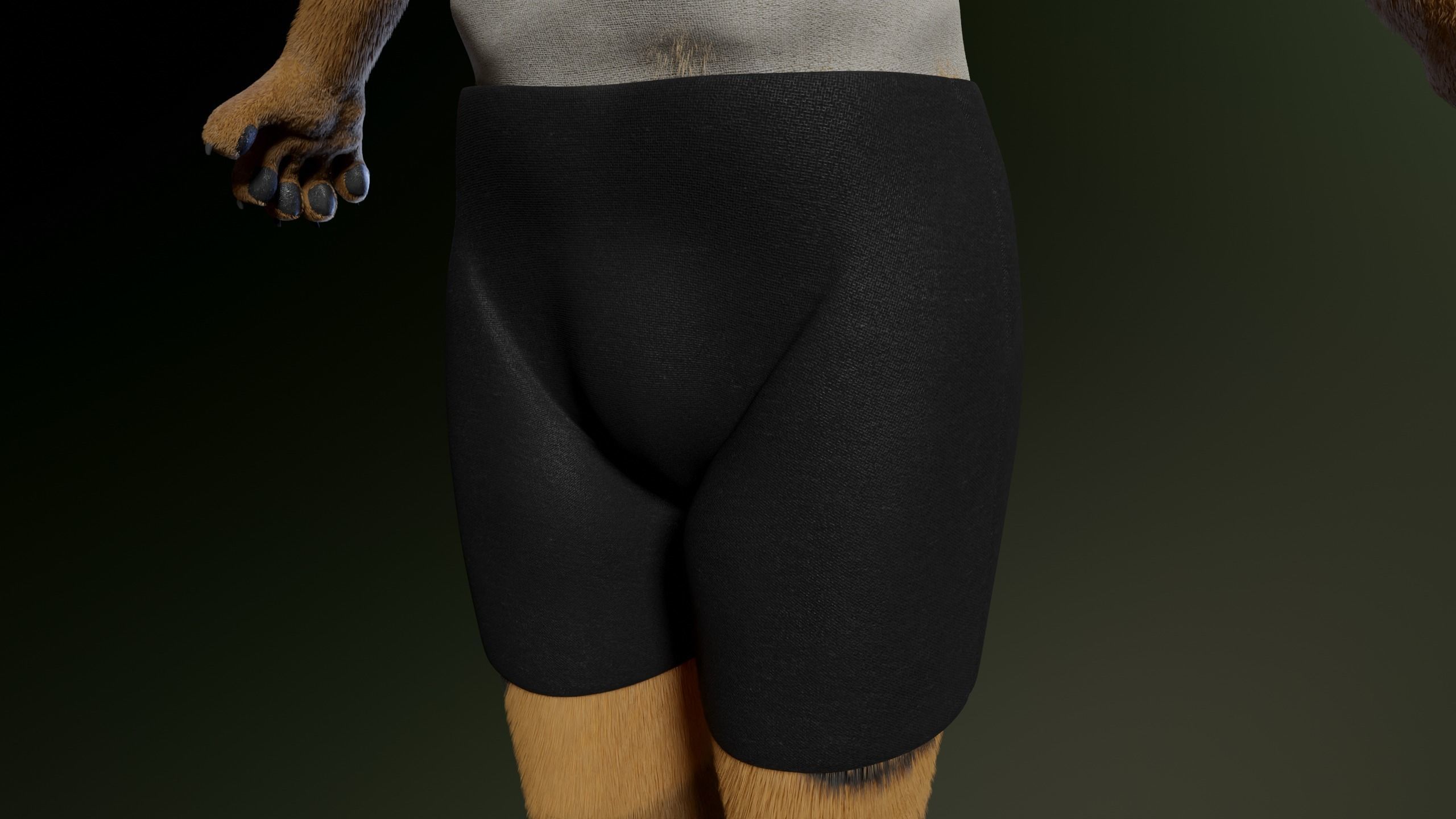 Deimos Anthro Tiger 3D model_20