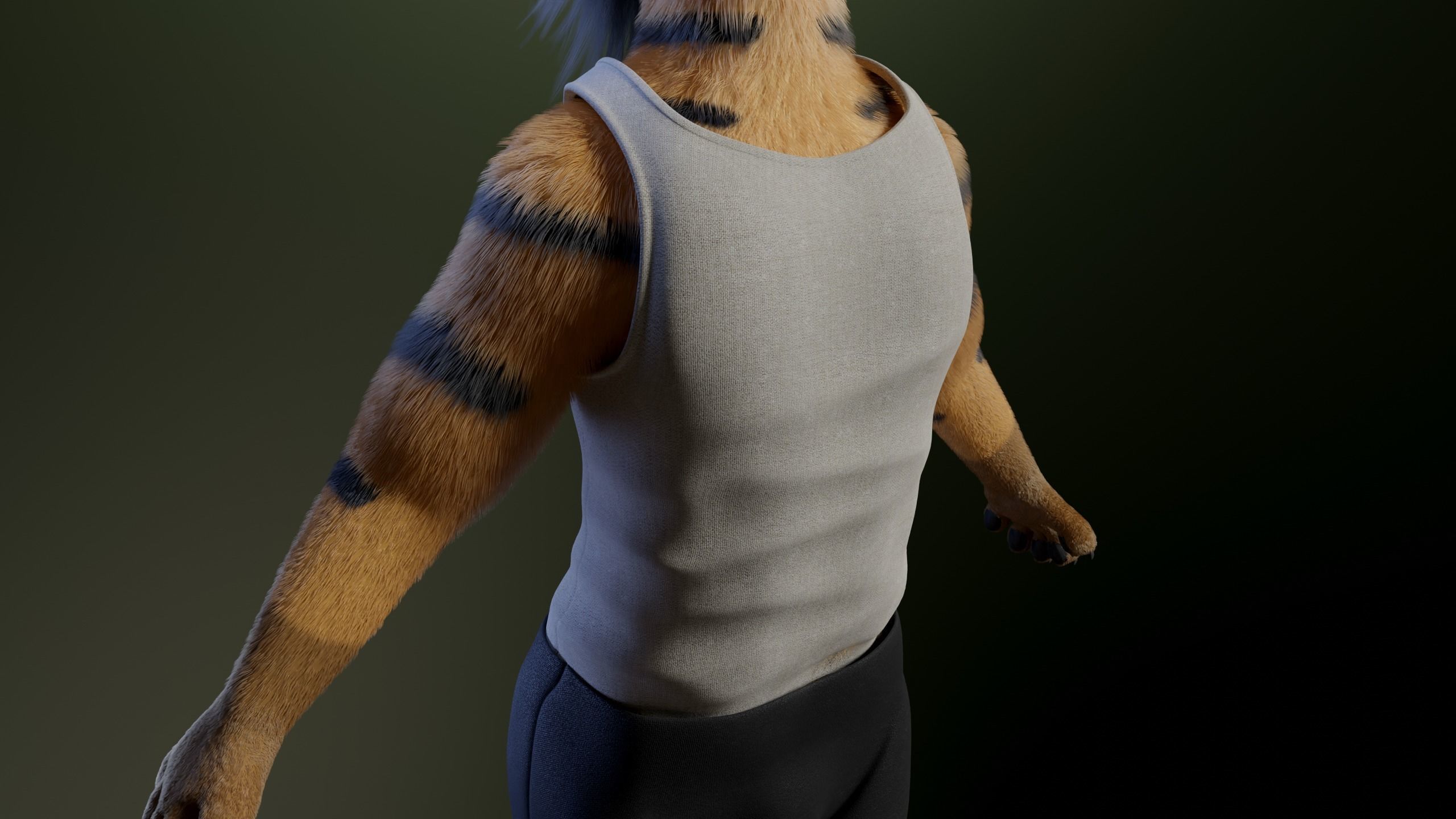 Deimos Anthro Tiger 3D model_22
