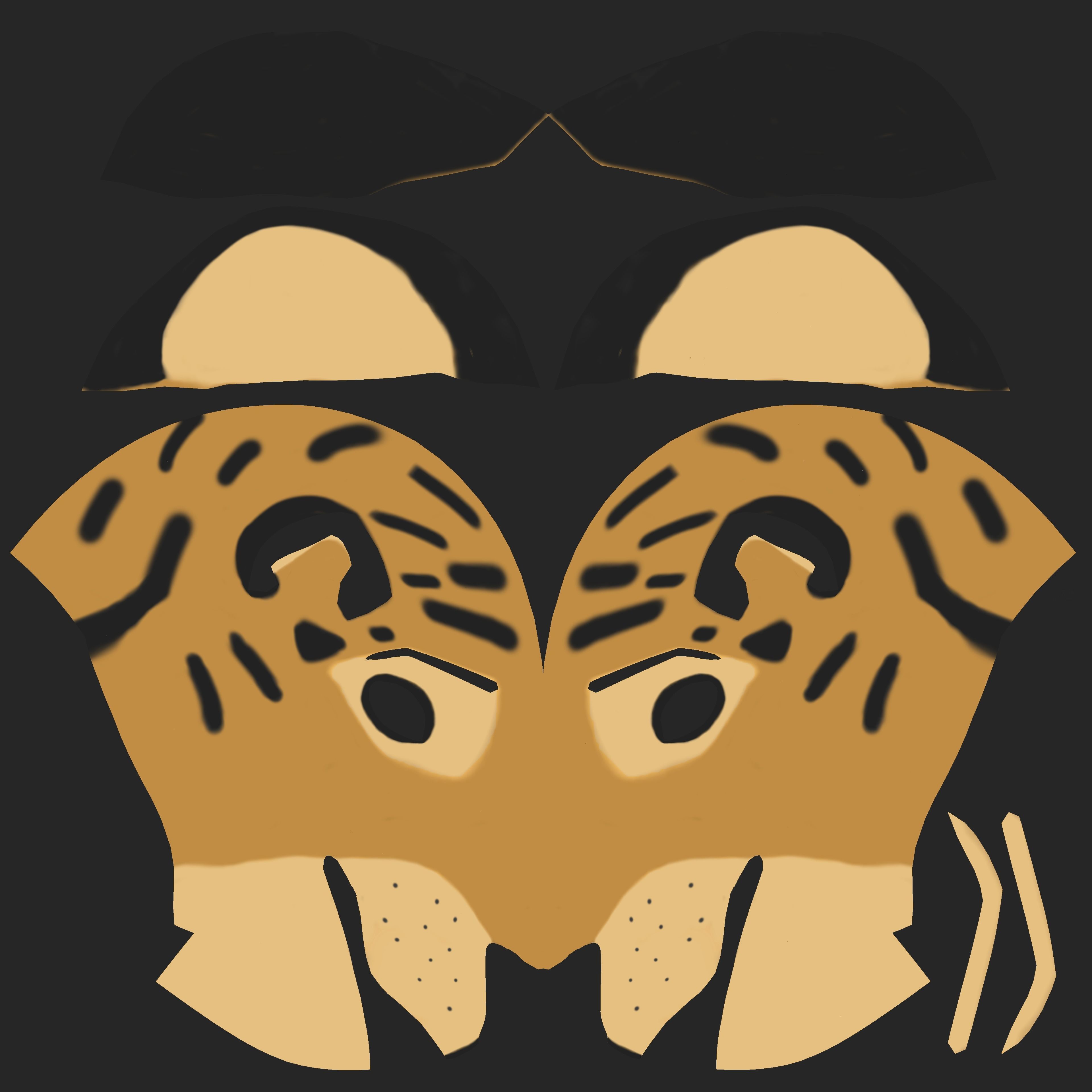 Deimos Anthro Tiger 3D model_90