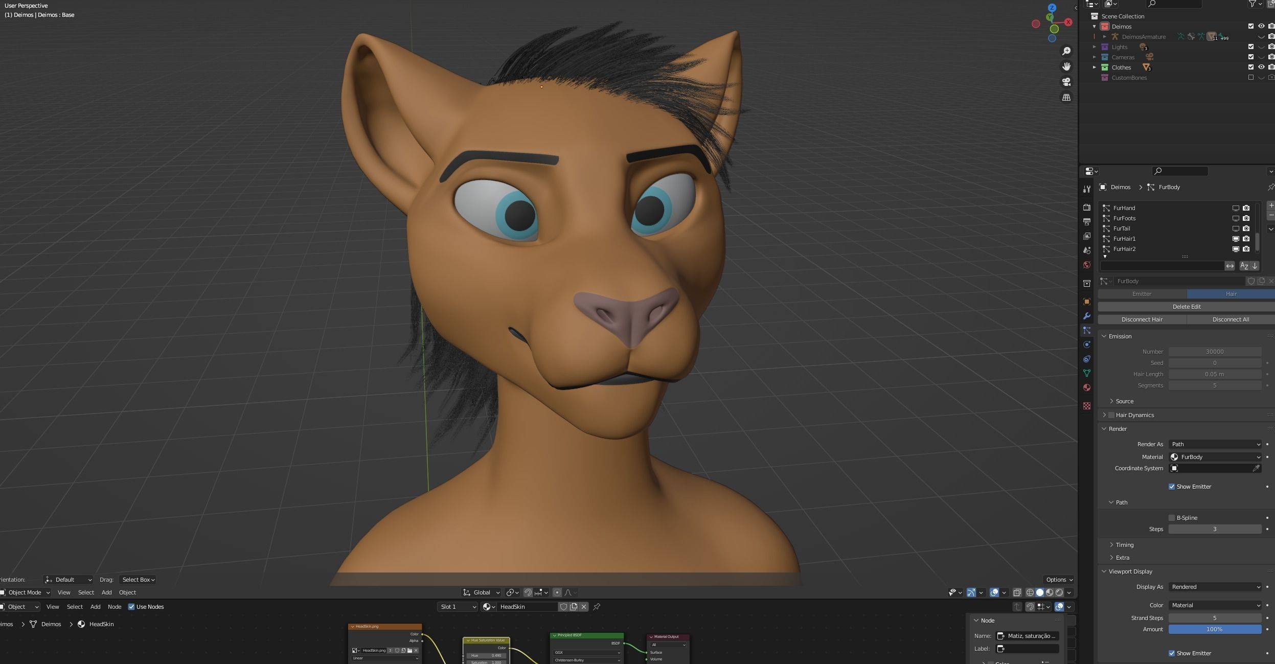 Deimos Anthro Tiger 3D model_88