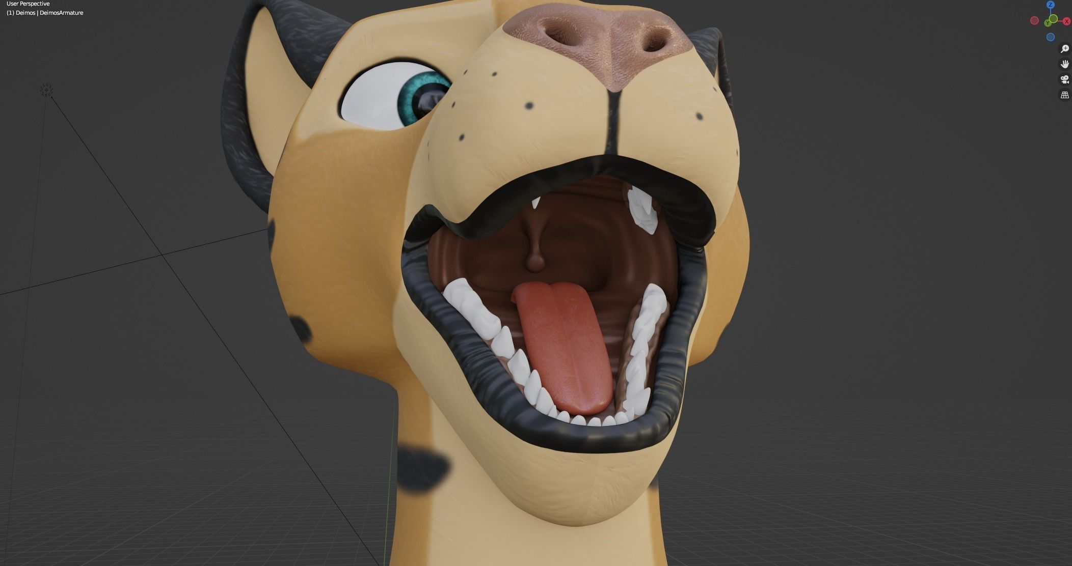 Deimos Anthro Tiger 3D model_82