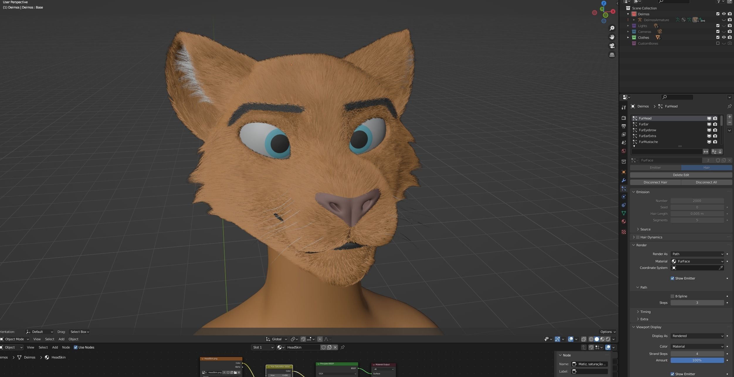 Deimos Anthro Tiger 3D model_85