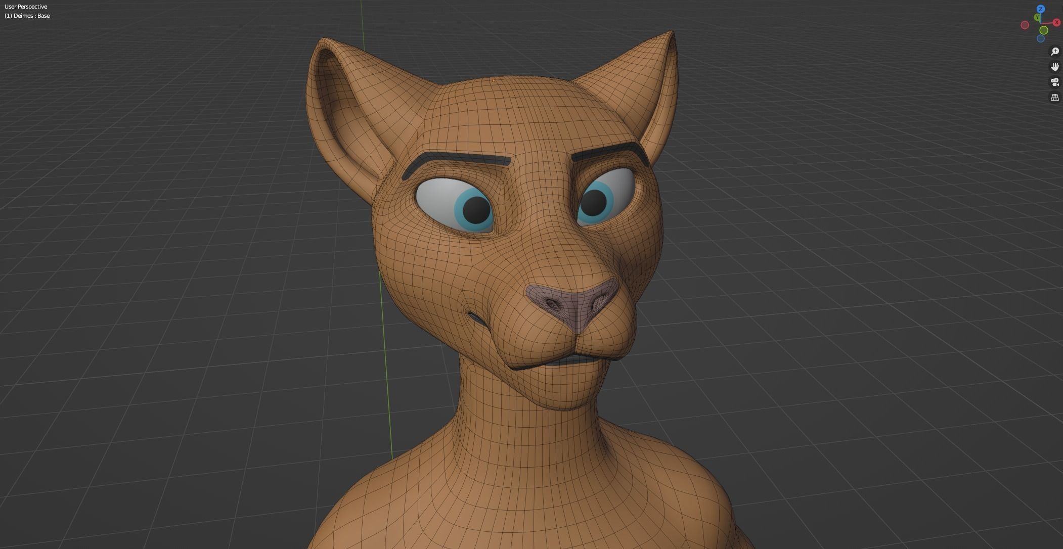 Deimos Anthro Tiger 3D model_54