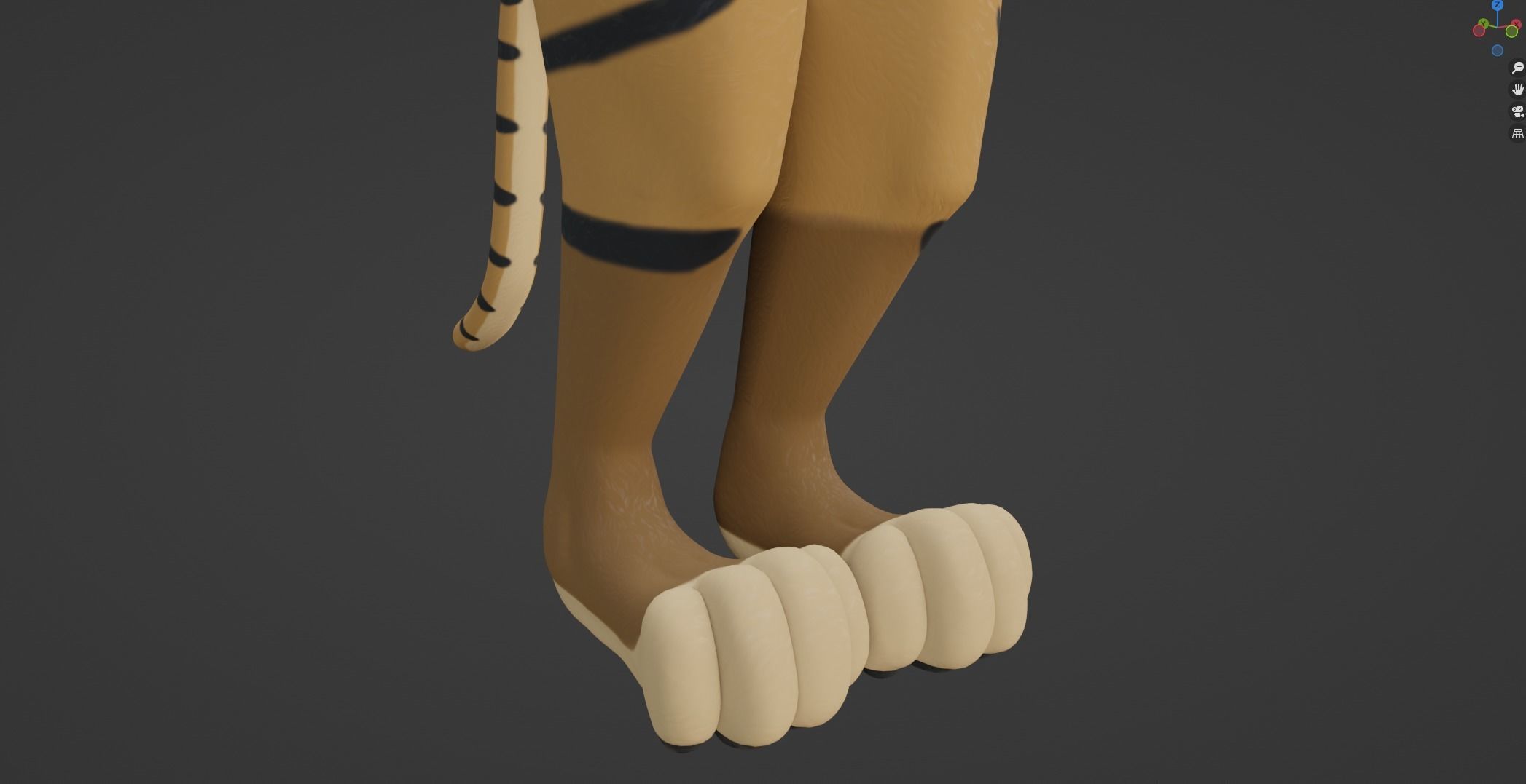 Deimos Anthro Tiger 3D model_50