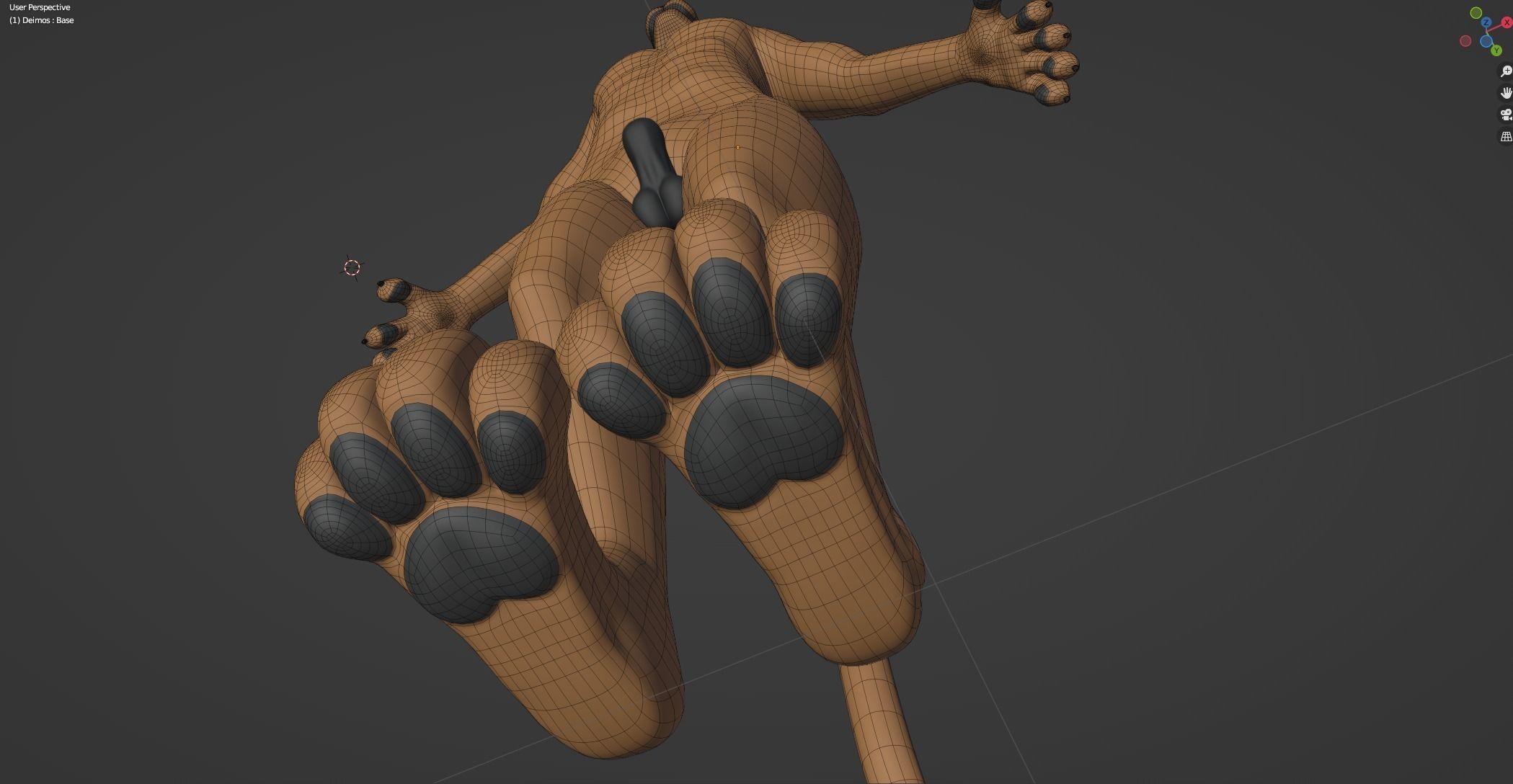 Deimos Anthro Tiger 3D model_62