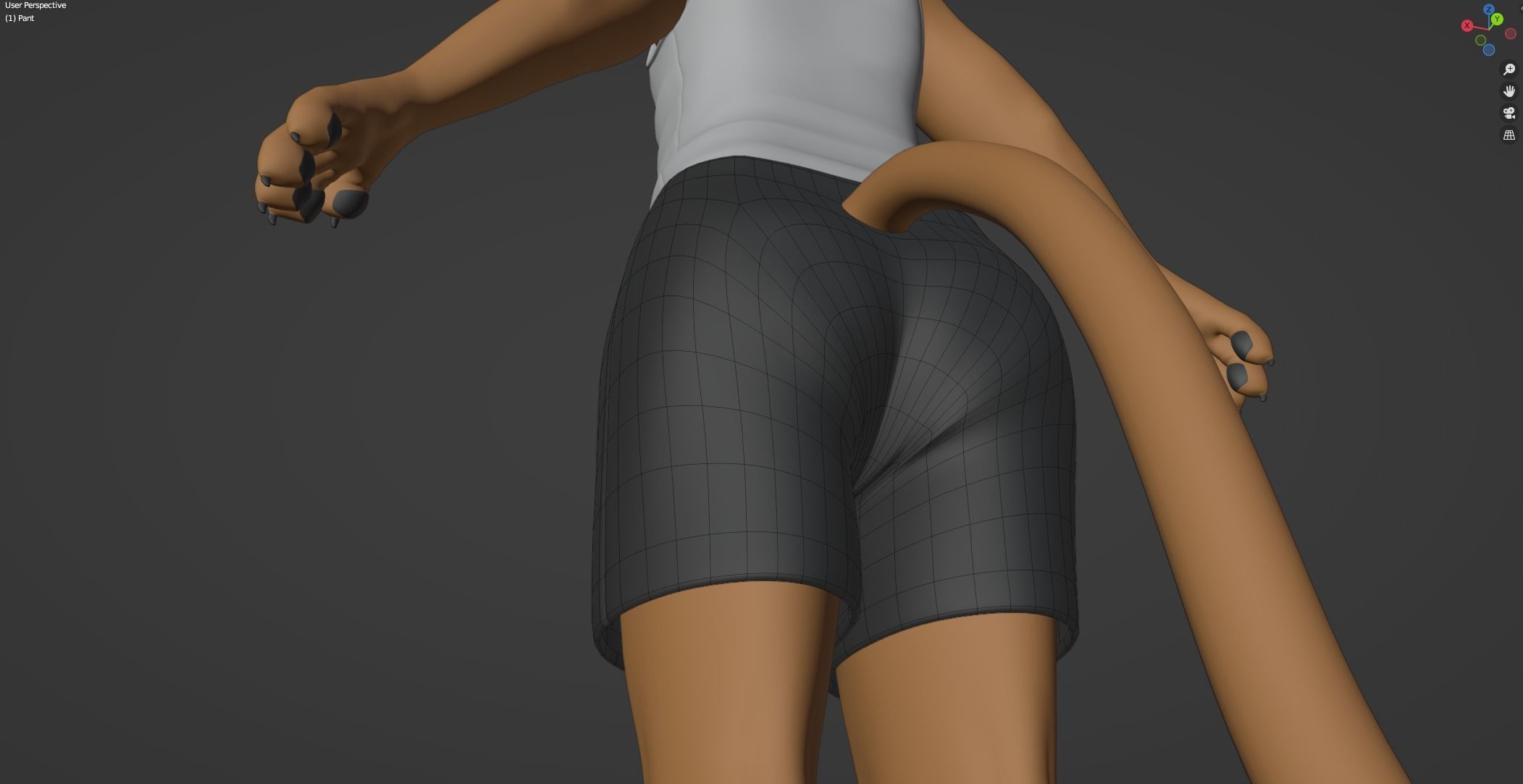 Deimos Anthro Tiger 3D model_69