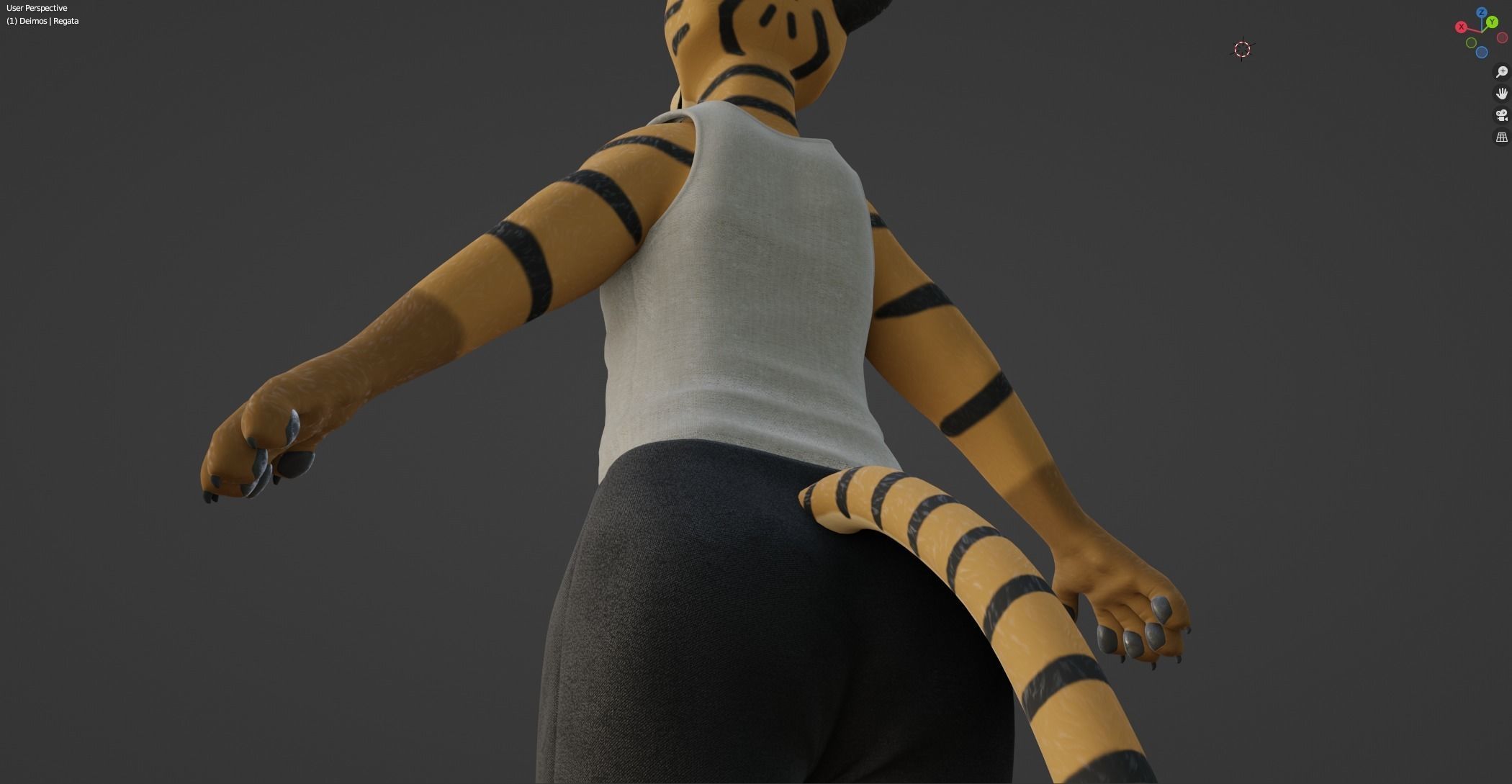 Deimos Anthro Tiger 3D model_74
