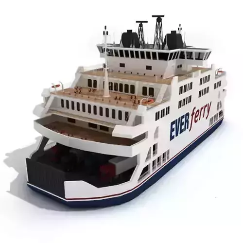 Multi Level Ferry Transport Ship