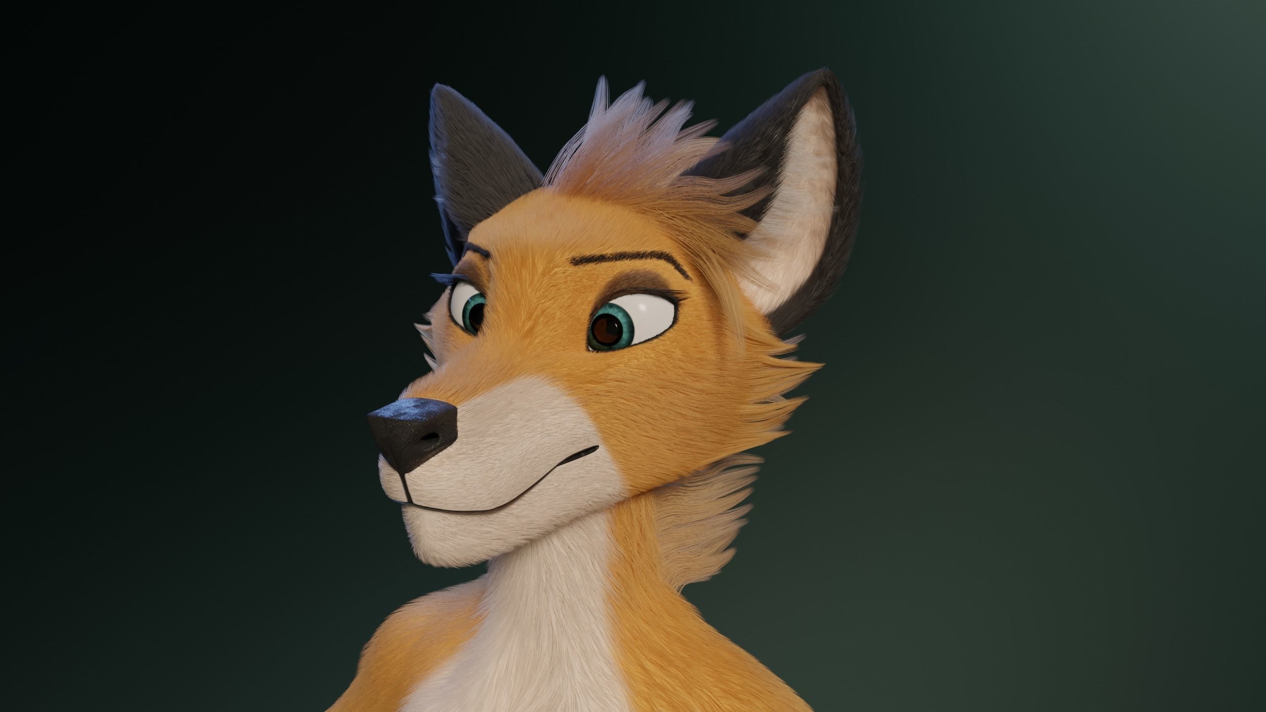 Yara Anthro Fox 3D model_4
