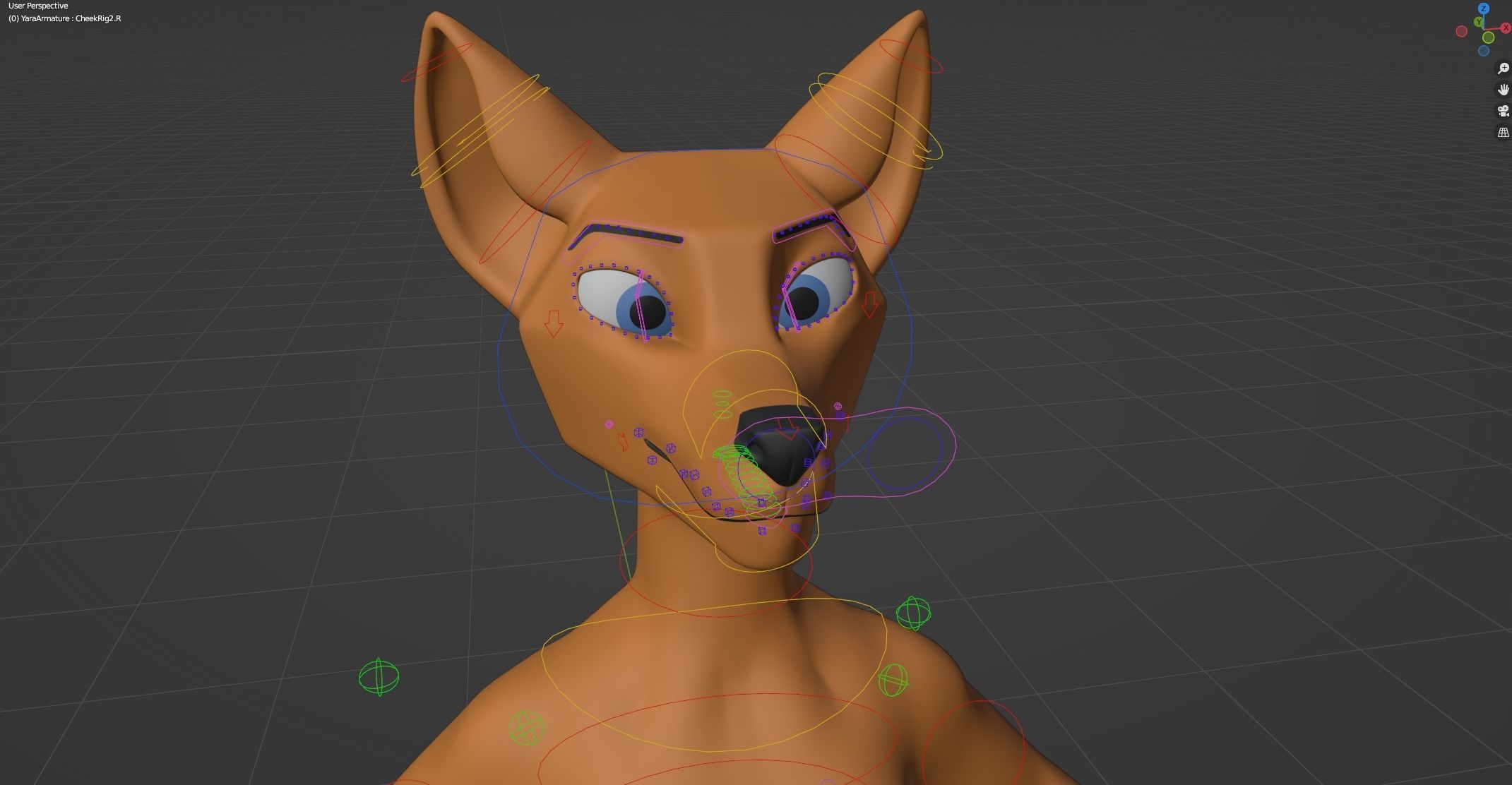 Yara Anthro Fox 3D model_44
