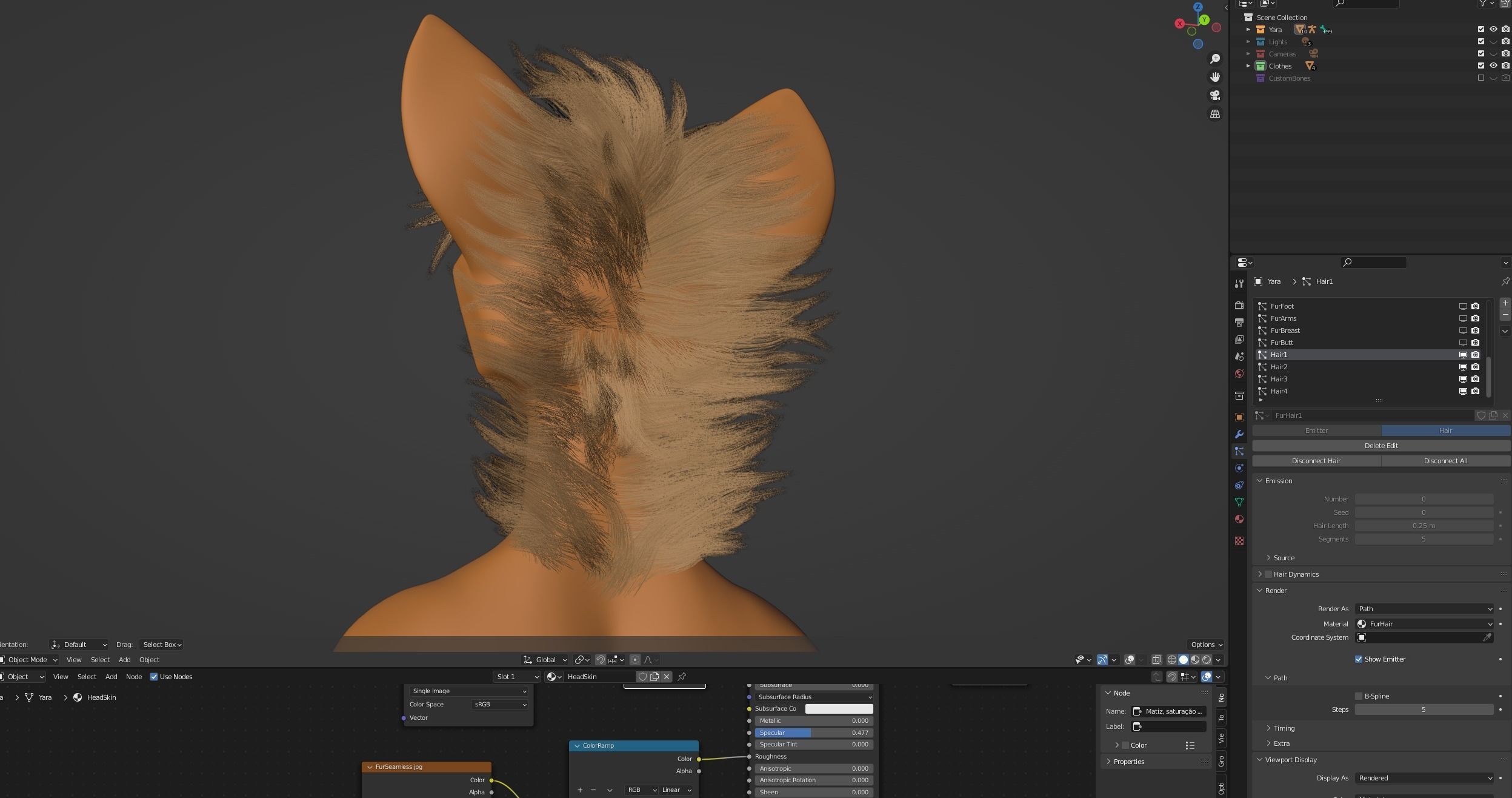 Yara Anthro Fox 3D model_91