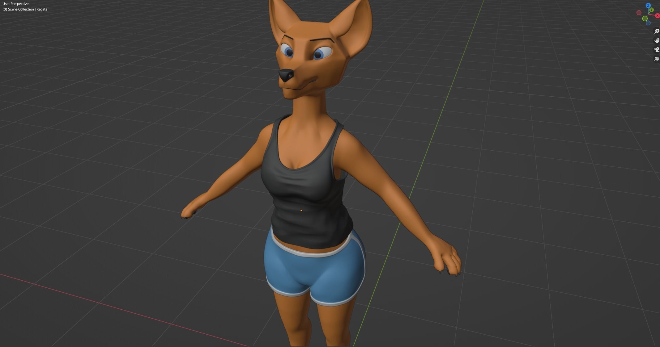 Yara Anthro Fox 3D model_74
