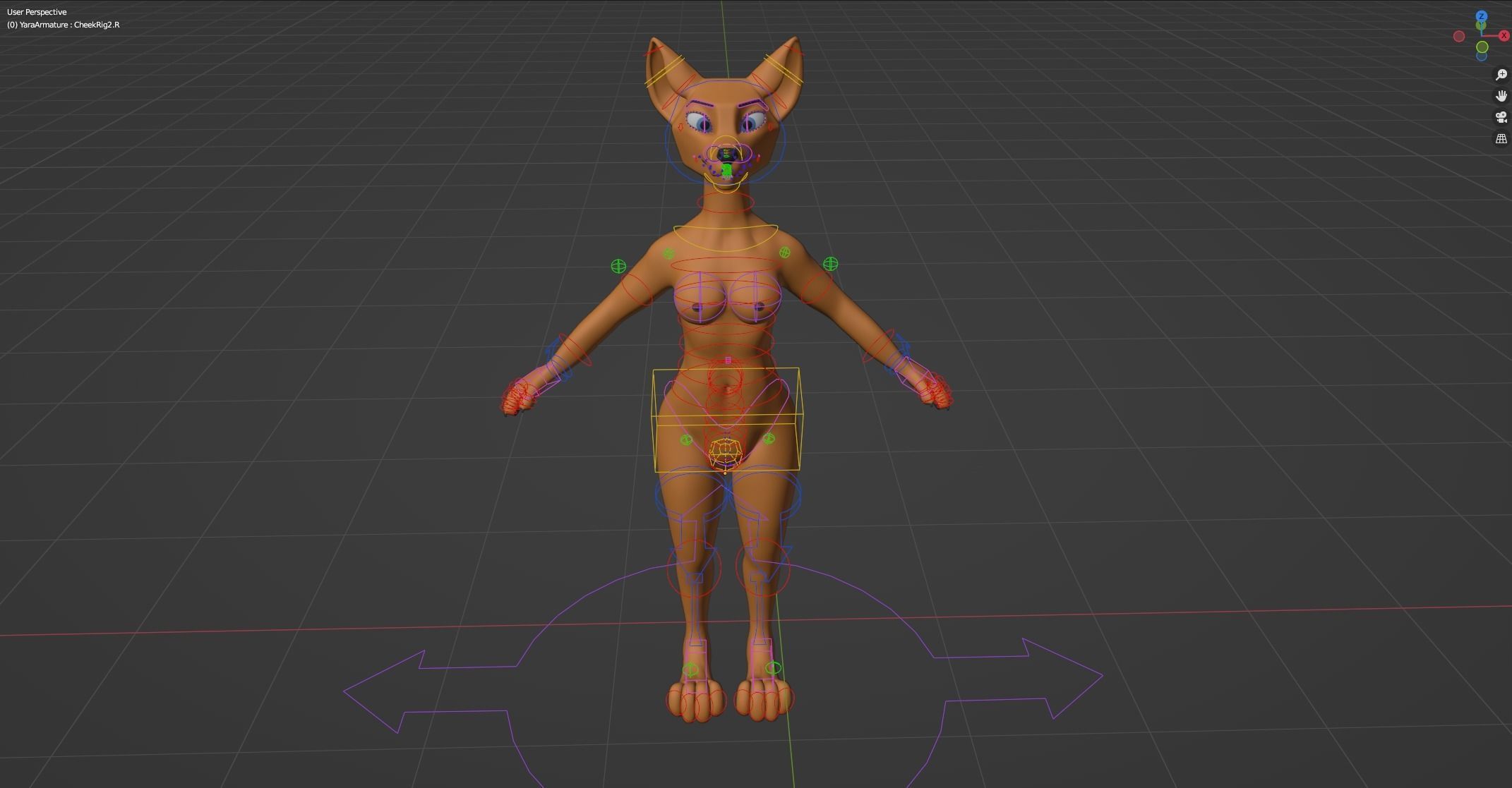 Yara Anthro Fox 3D model_39