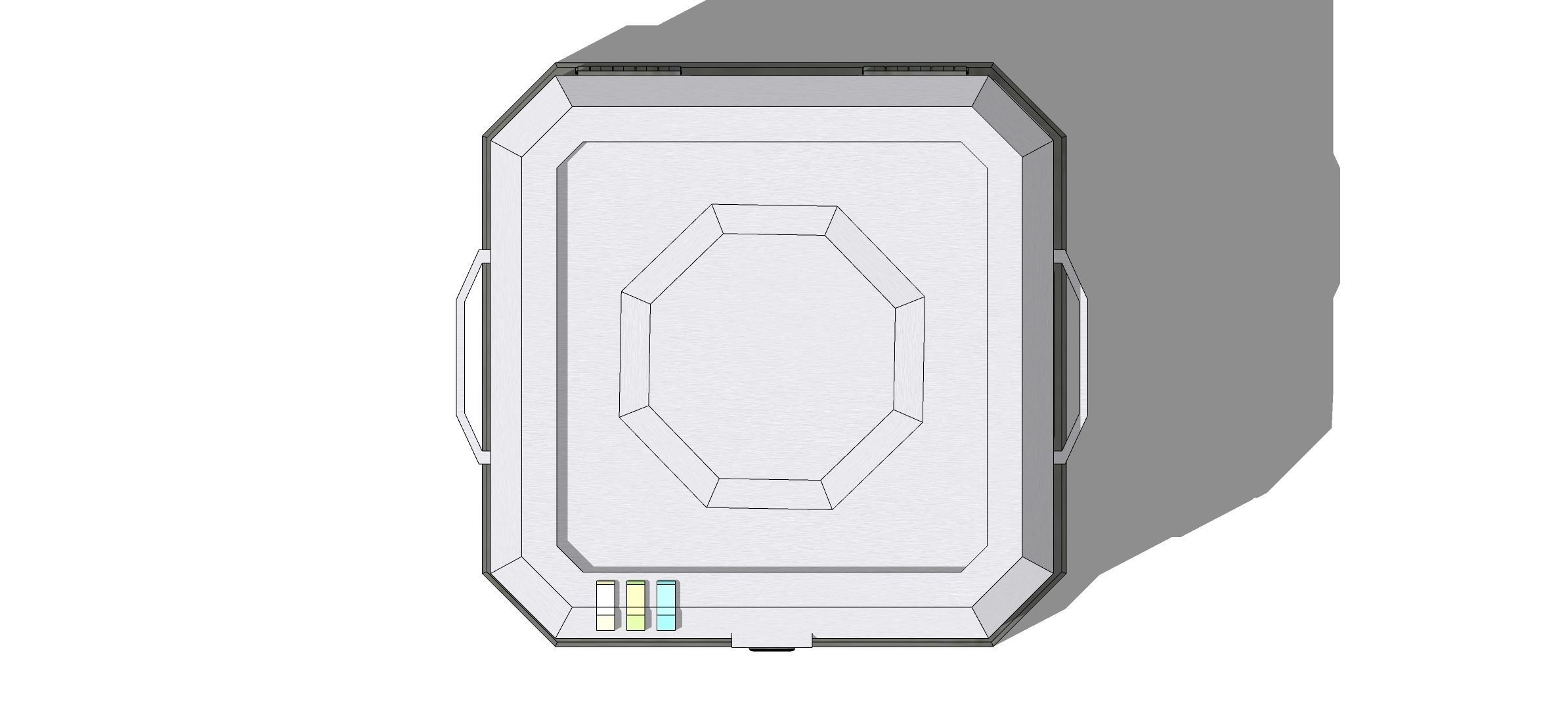 Sci fi small Crate 002 Free 3D model_5