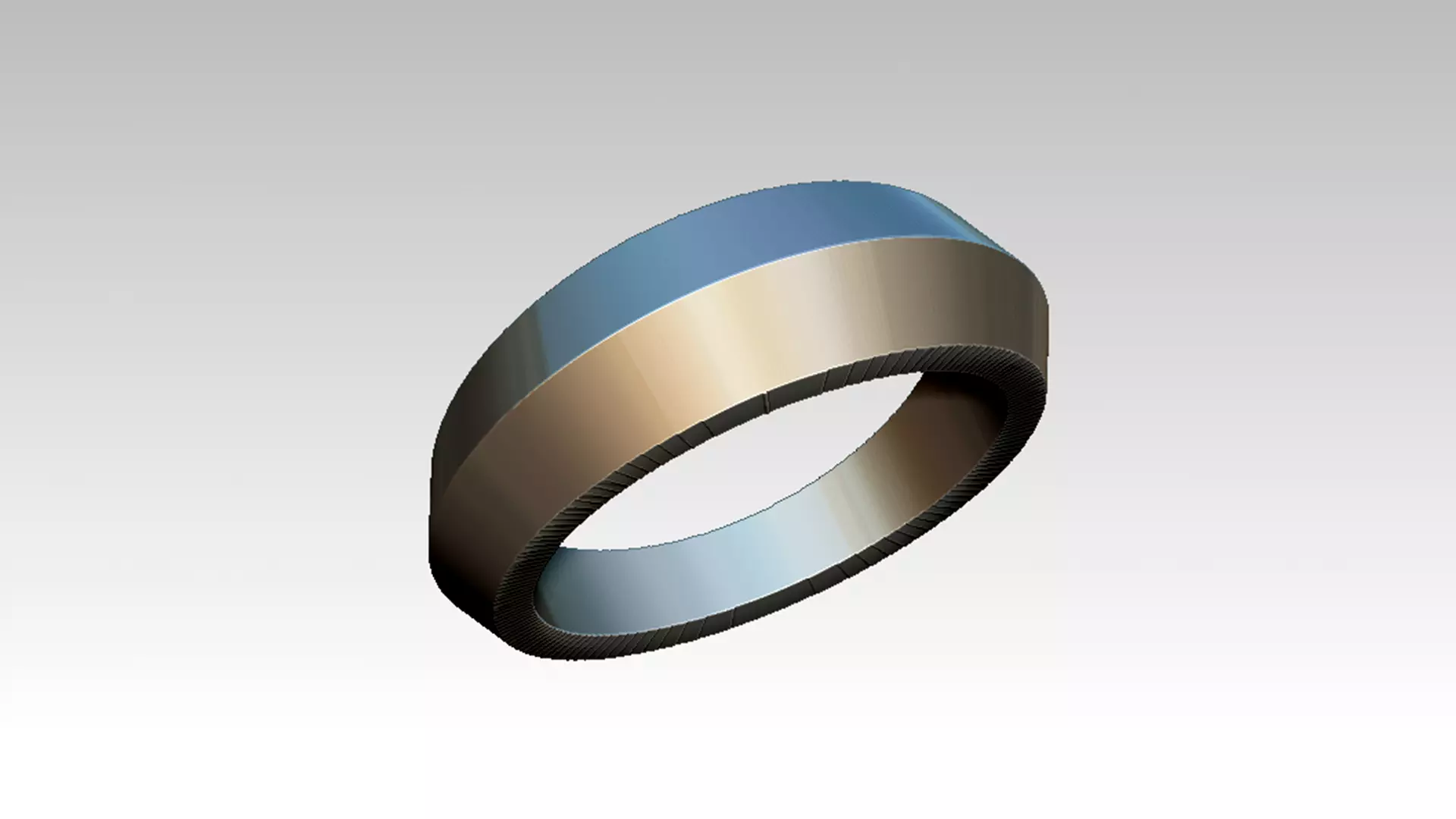 Piedras stainless steel ring 3D print model_0