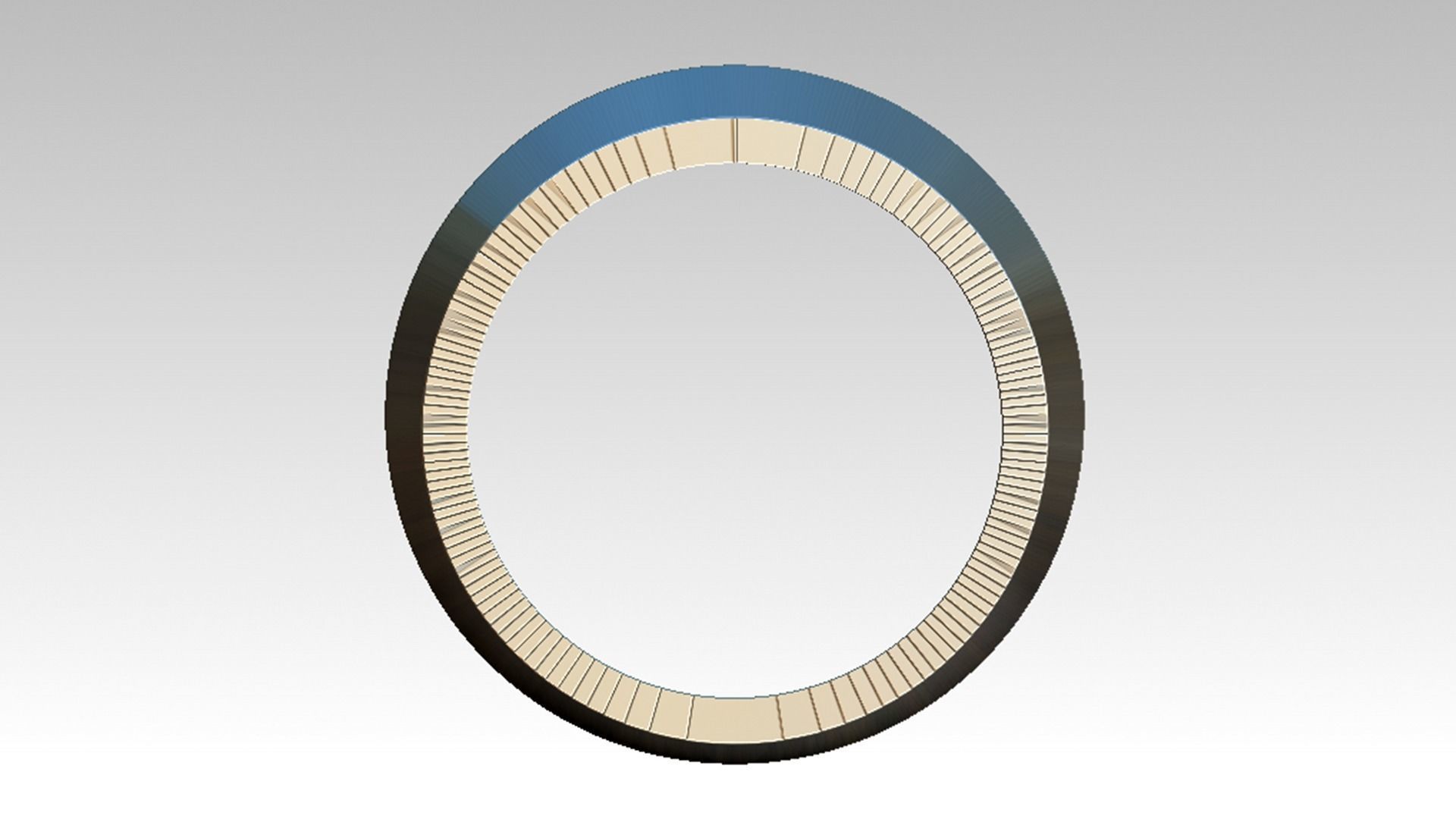 Piedras stainless steel ring 3D print model_2