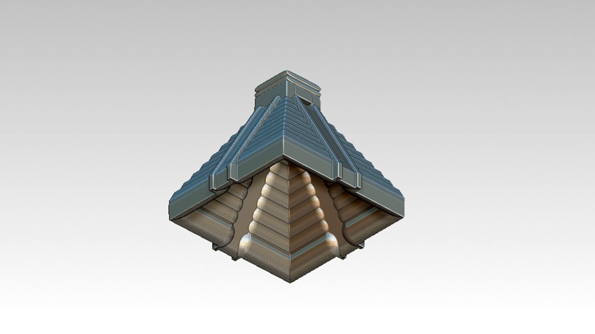 Piramide pyramid 3D print model_2